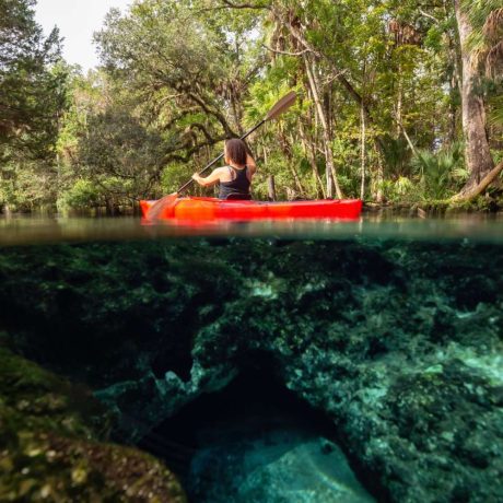 SEVEN SISTERS SPRINGS AND THE CRACK kayak rentals