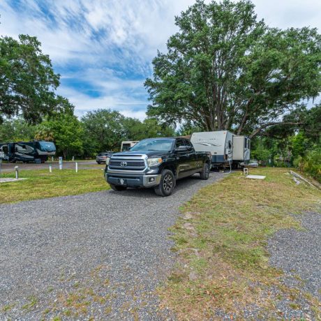 RV spot at Seven Sisters Campground